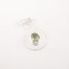 Green Amethyst Gemstone 925 Sterling Silver Jewelry Handmade Girls Pendant 1.4" PP-57-10