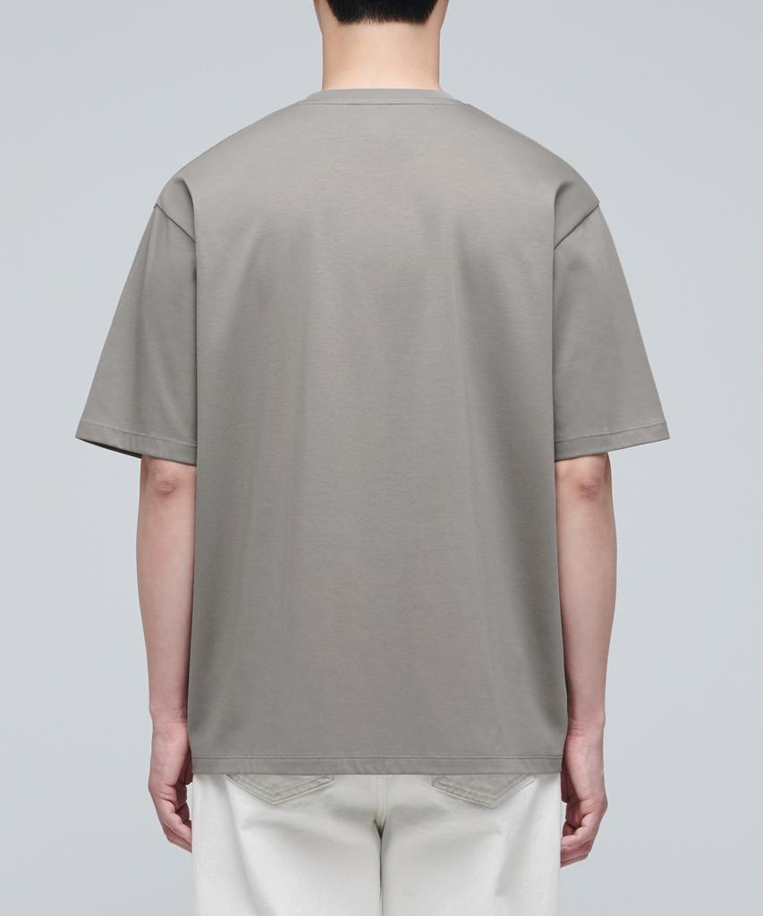 MUSINSA STANDARD Supima Relaxed Crew Neck T-Shirt [Dusty Beige]