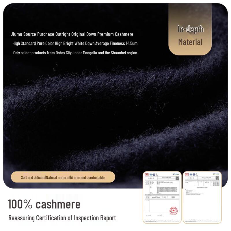 JIUMU Men's 100% Cashmere Winter Scarf