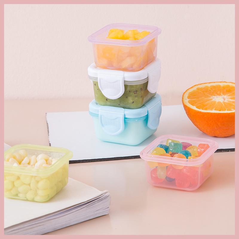 Scatola Sigillata per Alimenti per Bambini - Contenitore Mini Ispessito per Alimenti per Marmellata e Altro