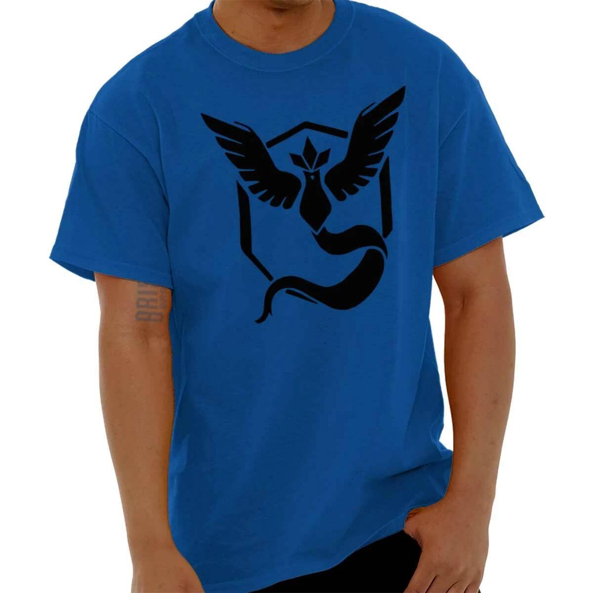 Team Mystic Gamer Nerd Video Gaming Gift Womens or Mens Crewneck T Shirt Tee L