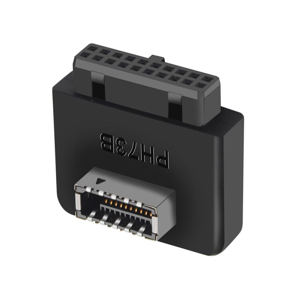 USB3.0 19/20P To TYPE-E Adapter Max Transmission Speed 10Gbps Converter Plug Internal Vertical Conversion Plug for Mainboard