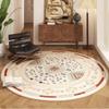 Lounge Area Circular Carpet - Easy To Clean, American Retro Persian Style Balcony, Study, Cloakroom Floor Mat