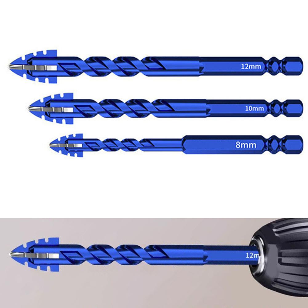 Approx.6 8 10mm 8 10 12mm Drilling Glass Tiles Efficient Punching Good Cutting Edges Multi-Material Applicable
