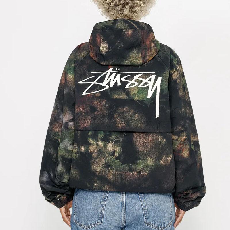 Stussy Beach Stenpat Camo Shell Fortine Unisex Streetwear 115822
