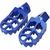 Dirt Bike Fußrasten Breitere Fußrasten Rast CNC für TTR 125 TTR125LE 05-24 TTR125L 05-08 TTR125E 05-09 Blau