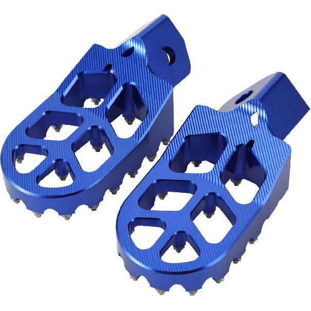 Dirt Bike Fußrasten Breitere Fußrasten Rast CNC für TTR 125 TTR125LE 05-24 TTR125L 05-08 TTR125E 05-09 Blau