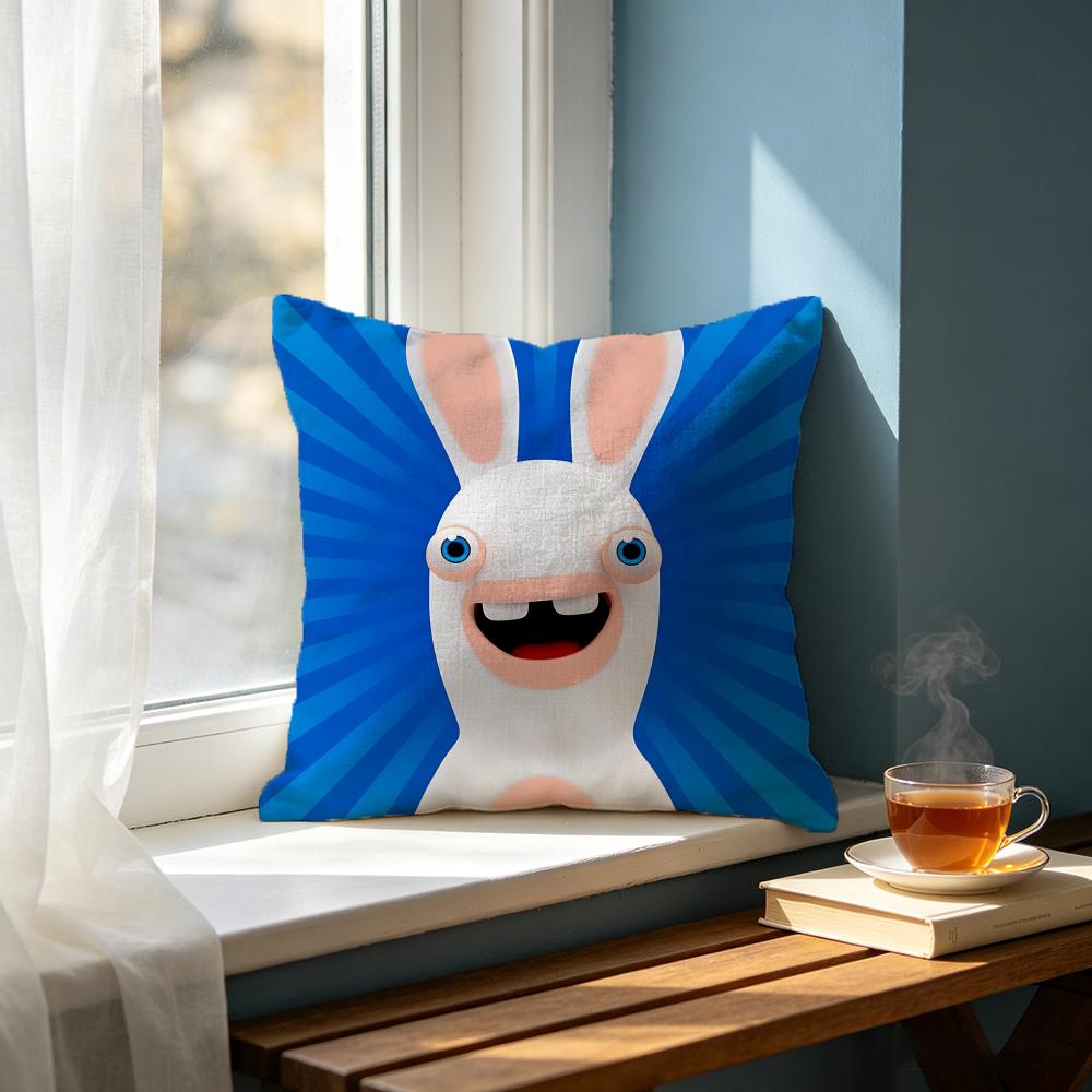 Cartoon RRabbidsing Cushion Cover Cushion Cover Set Pcs x x x Pillowcase Decorative Sofa Home Decor
