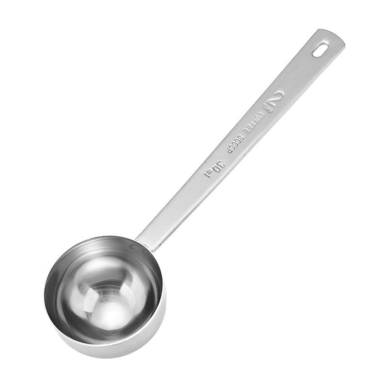 15ml Stainless Steel Measuring Spoon Set, 6-Piece with Scale – Long Handle for Coffee, Milk Powder, Baking & Seasoning