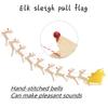 Christmas Decoration for Home Snowflake Ice Bar Strip Christmas Decorations Window Sticker 1pc/set