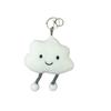 Adorable Cloud Plush Keychain Pendant - Cute Bag Charm & Small Gift