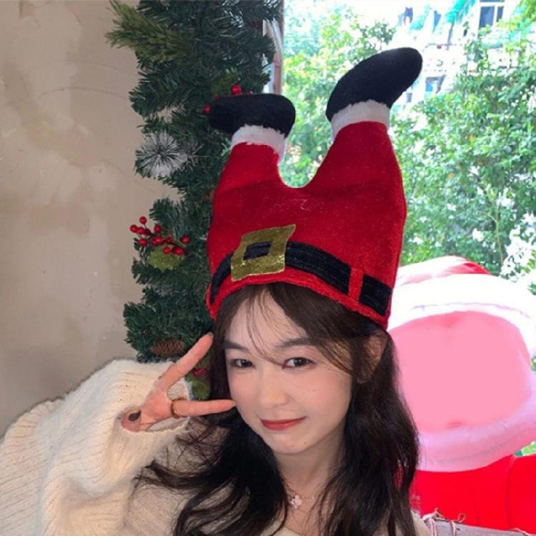 Christmas Party Hat Christmas Tree/Santa Hats Headgear For Caroling Family Portraits Gift Exchange Festival Decoration