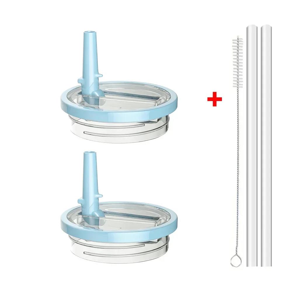 40oz Flip Straw Leak Proof Lid for Stanley H2.0 Quencher ProTour Tumbler Lid Replacement for Stanley Cup Accessories Straw Cover Cup Holders 5