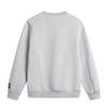 Li Ning Sports Lifestyle Series Buchstaben Rundhals Atmungsaktives Vielseitiges Freizeit-Sweatshirt Herren Sweatshirt Blumengrau Hellgrau AWDV567-6