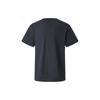 Li Ning Jackie Chan Kung Fu Series Solid Color Loose Round Neck Short Sleeve T-Shirt Men Tops Charcoal-Black AHST621-3