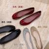 Yuanlitong summer joint model~ red bottom tabi mesh rhinestone inner height increase sub-toe single shoes women's pig's trotters shoes breathable