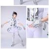 Costume Bambini Robot Spazio Stile Futuro Ragazzi Ragazze Abito da Esibizione Alieno Halloween Spettacolo Teatrale Festa Cosplay Vestiti per Travestirsi