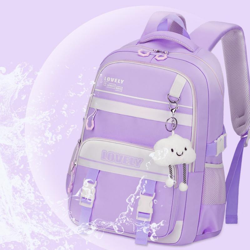 Mochilas Escolares de Alta Capacidad para Chicas de Secundaria Mochila Ligera Almacenamiento Multicapa Resistente al Agua Resistente al Desgaste Mochila para Estudiante de Secundaria