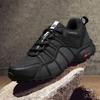 Wearproof Outdoor Hiking Footwear Men Simple Solid Color Lightweight Anti Slip Walking Trekking Sneakers