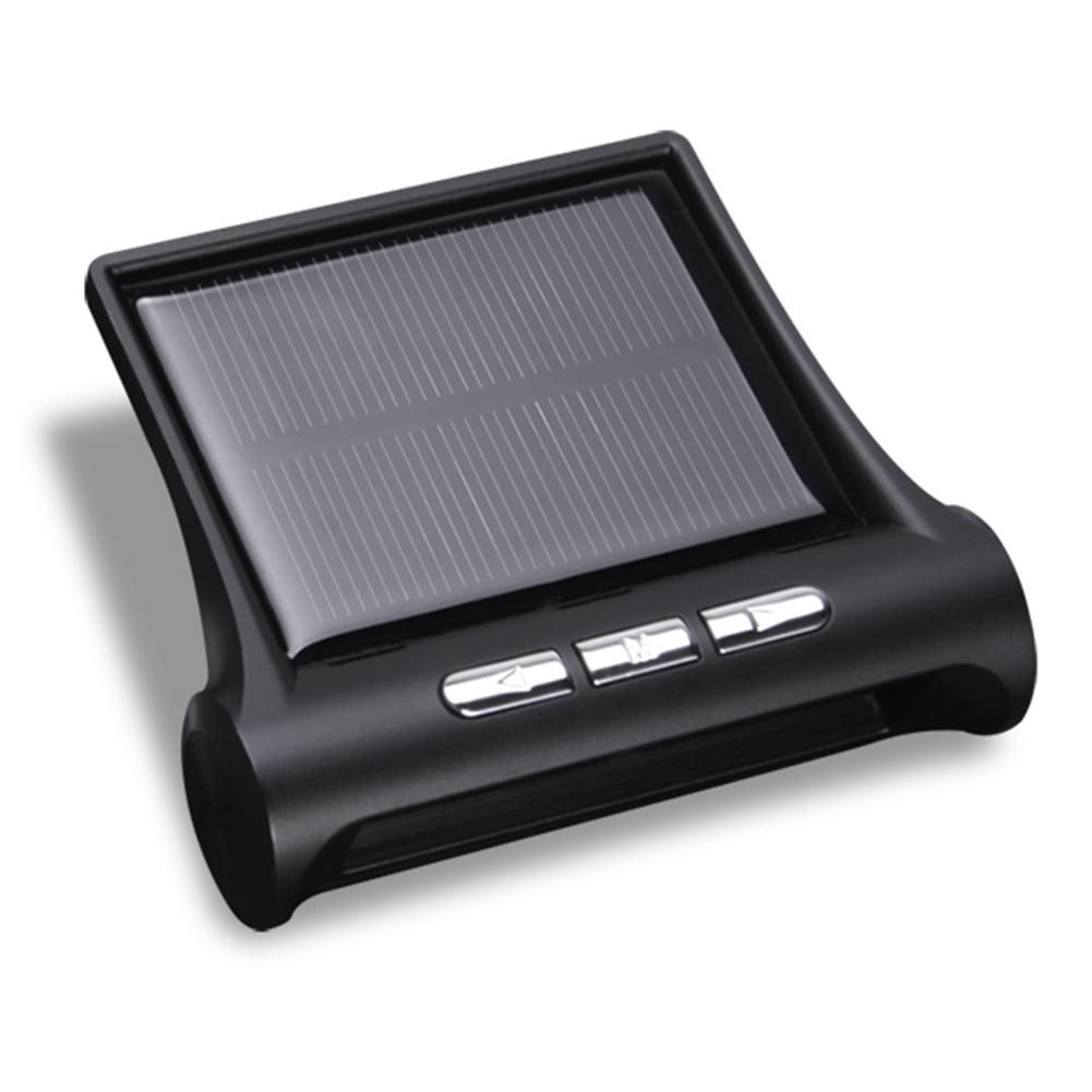 AN-01D Zasilany Solarnie TPMS Cyfrowy Zegar Samochodowy TPMS 4 Koła Samochodowy Alarm Ciśnienia w Oponach System Monitoringu Ostrzeżenie o Temperaturze Ciśnienia w Oponach