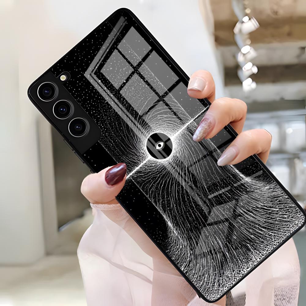 

Неизвестный Художественный Чехол Для Телефона Для Samsung S25 Edge Ultra S23 S22 S21 S20 Ultra Plus S24 Fe A54 A53 A25 A16 A14 Стеклянная Крышка Samsung S21 Plus