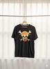 One Piece Skull Sunset Graphic T-Shirt Black Anime Pirate Luffy Style - T719