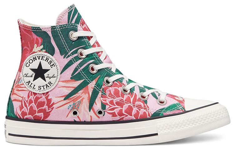 Chuck Taylor All Star Converse High 'Dschungelszene - Rosa Blumendruck' 171077C
