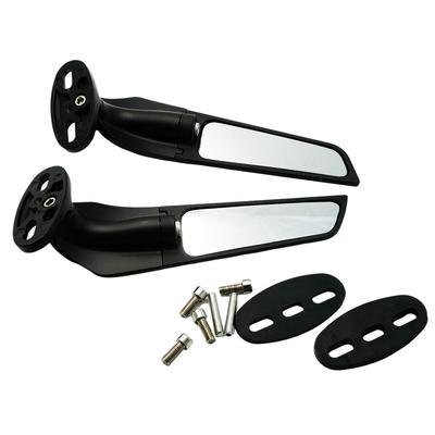 Espejo retrovisor para motocicleta, con diseño de ala de viento modificada, ajustable y giratorio, accesorios para motocicleta YAMAHA YZF R6 R1 R25 R3 R125 R15