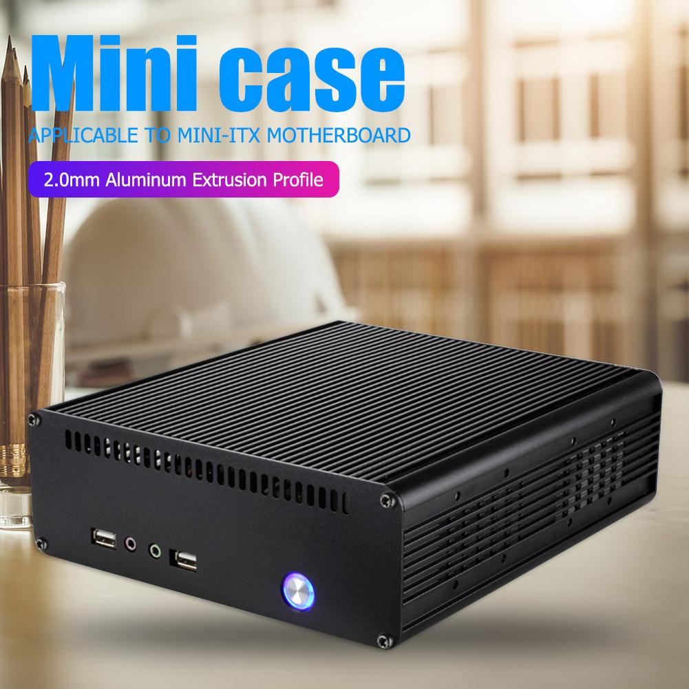 E K3 Mini Itx Motherboard Computer Case Aluminum Alloy Desktop Mini Chassis Buy At A Low Prices On Joom E Commerce Platform