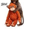 Keychain Accessory 2Pcs Punch Monkey Charm Key Chain Pendant Wear-Resistant Bag Backpack Car Keys Photo Prop Decoration Decorative