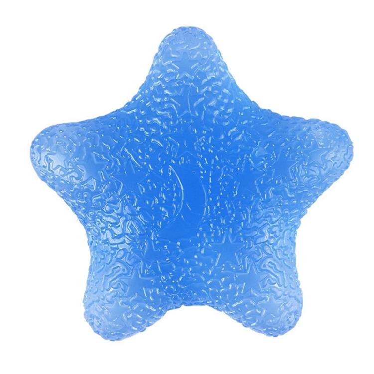 Multifuntional Hand Exerciser Device Star Shape Rehabilitation Hand Exerciser SEBS Texture Perfect for Strength Building синий