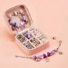 Sitengle Accessory Bracelet Stylish Gift Kit, Making, 66-Piece Set, Charms, Beading, Birthday, Christmas, (Purple)