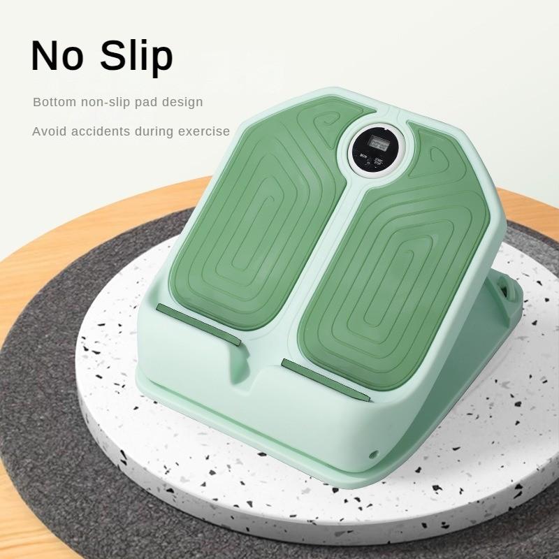 Pink/Green Multifunctional Stable Support Tensile Plate Digital Display Anti Slip Calf Stretcher Fitness Leg Press Assistive Equipment