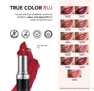 Губная помада True Color Водостойкая бархатная помада Сексуальные красно-коричневые пигменты Макияж Стойкая профессиональная губная помада