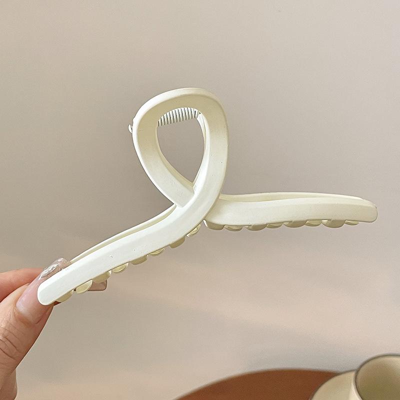 Massive schwarze matte große Haarklammern aus Acryl, Haarnadeln, Hai-Clip, Haarspange, Krabben-Haarspangen, Kopfbedeckung für Frauen, Haar-Accessoires