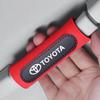 2 Stück Wildleder Auto Innenraum Griff Schutzhülle Dach Ziehgriff Handschuhe für Toyota Prado Yaris Verso Fortuner Supra Corolla Zubehör F10