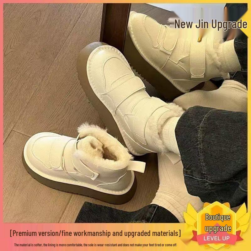 

Женские высокие кроссовки на меху - Нескользящие, теплые и универсальные для осени и зимы 37