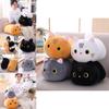 Delightful Cartoon Plush Toy Cat Pillow Soft Cushion Perfect For Kids And Gift Giving