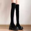 Fashion Over The Knee Boots Women Thigh High Boot Thick Bottom 2025 Winter Ladies Above Knee Boot Platform Heel Female Shoes Chunky Punk