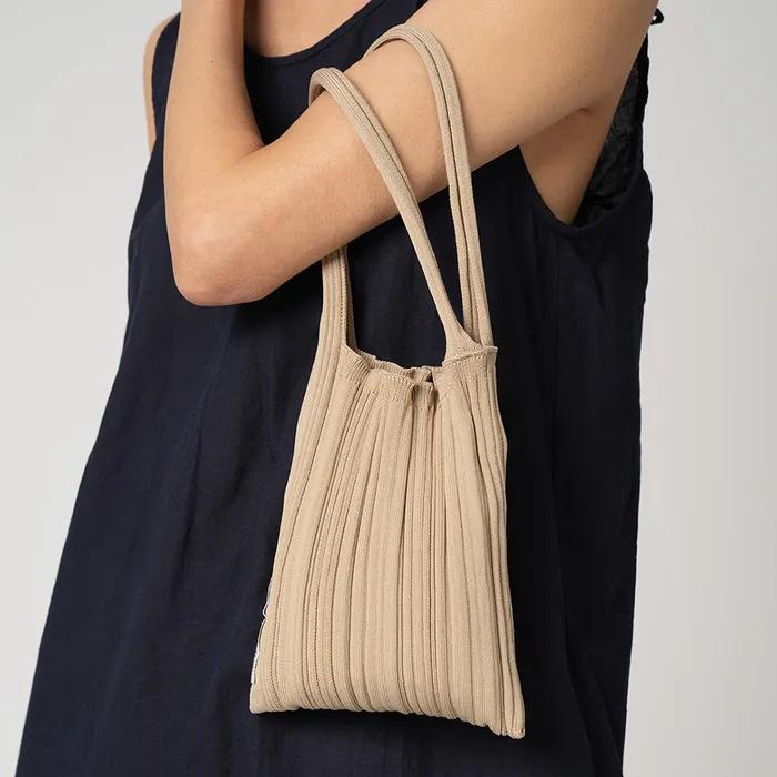 Mini Barcode Daily Bag Groundbeige