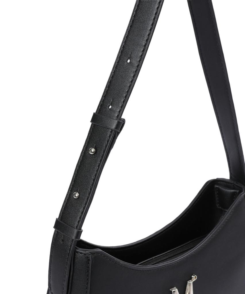 Mucent Terrine Metal Logo Leather Hobo Bag Unisex