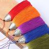 5Pcs 8cm Fish Mouth Tassel - DIY Fringe Trim for Handbag Fragrant Sachet Chinese Traditional Decorative Pendant for Costume Fan