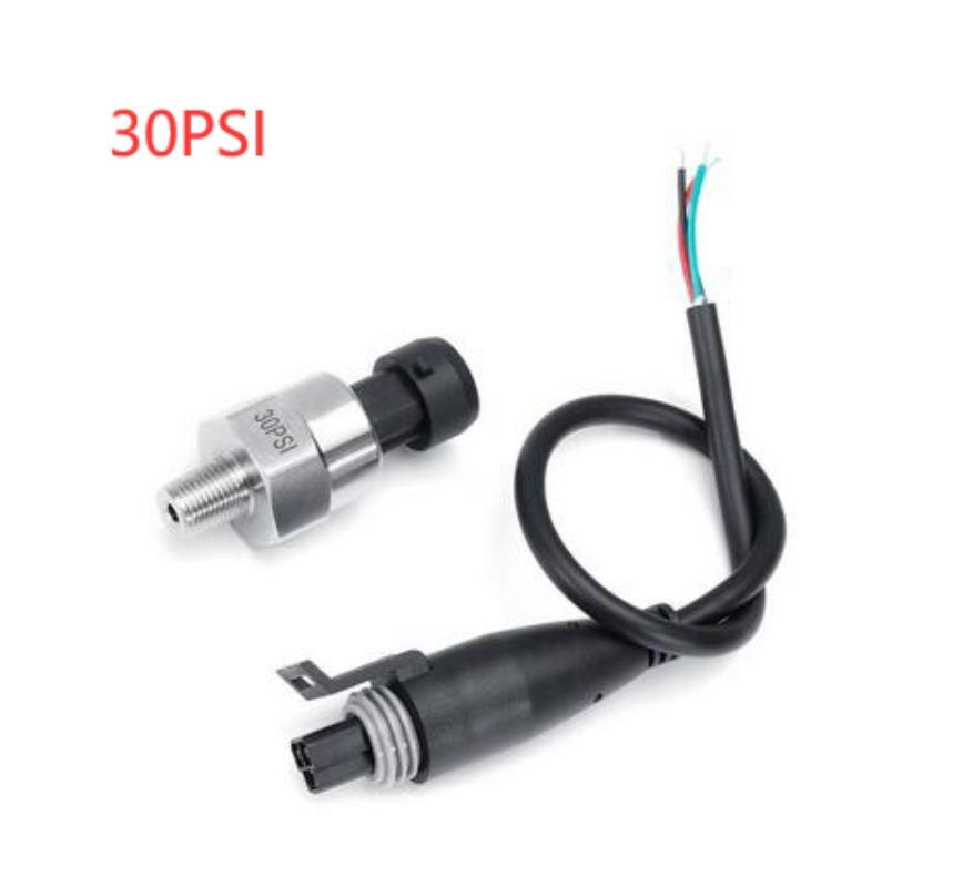 DC 5V 1/8NPT Pressure Transducer Transmitter Sensor Stainless Steel Oil Air Water 15/30/60/80/100/150/200/300/500/1000/1600Psi