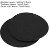 Bewinner1 2 Pcs Record Protective Mat, 12 Inch Anti-Slip Anti-Static Vinyl Record Mat Felt Material, Turntable Home Disc Protective Non-Slip Mat