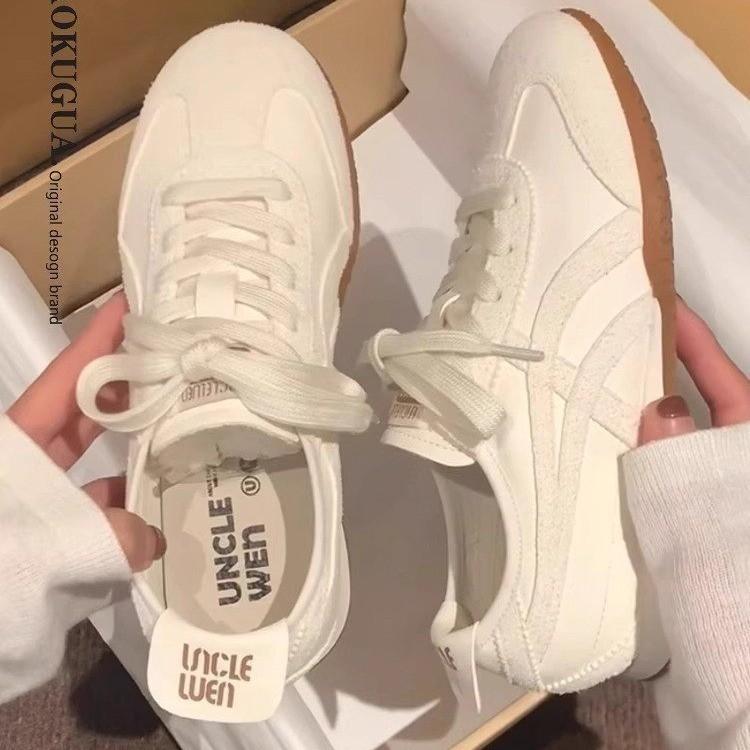 

Retro Forrest Gump training shoes women s 2025 new summer soft-soled casual sports shoes flat-soled versatile white shoes 40 светло-желтого