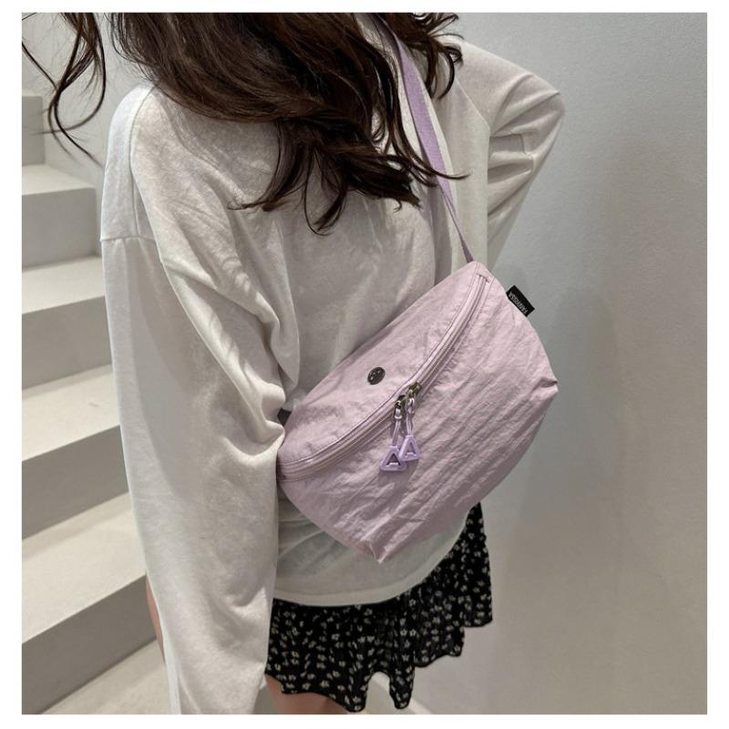 Minimalistische Oxford-Stoff-Umhängetasche für Damen Stilvolle Brust-Schultertasche