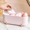 Dustproof Desktop Storage Box Cotton Swab Storage Box Underwear Storage Box Cosmetics Storage Box Beauty Egg Storage Box