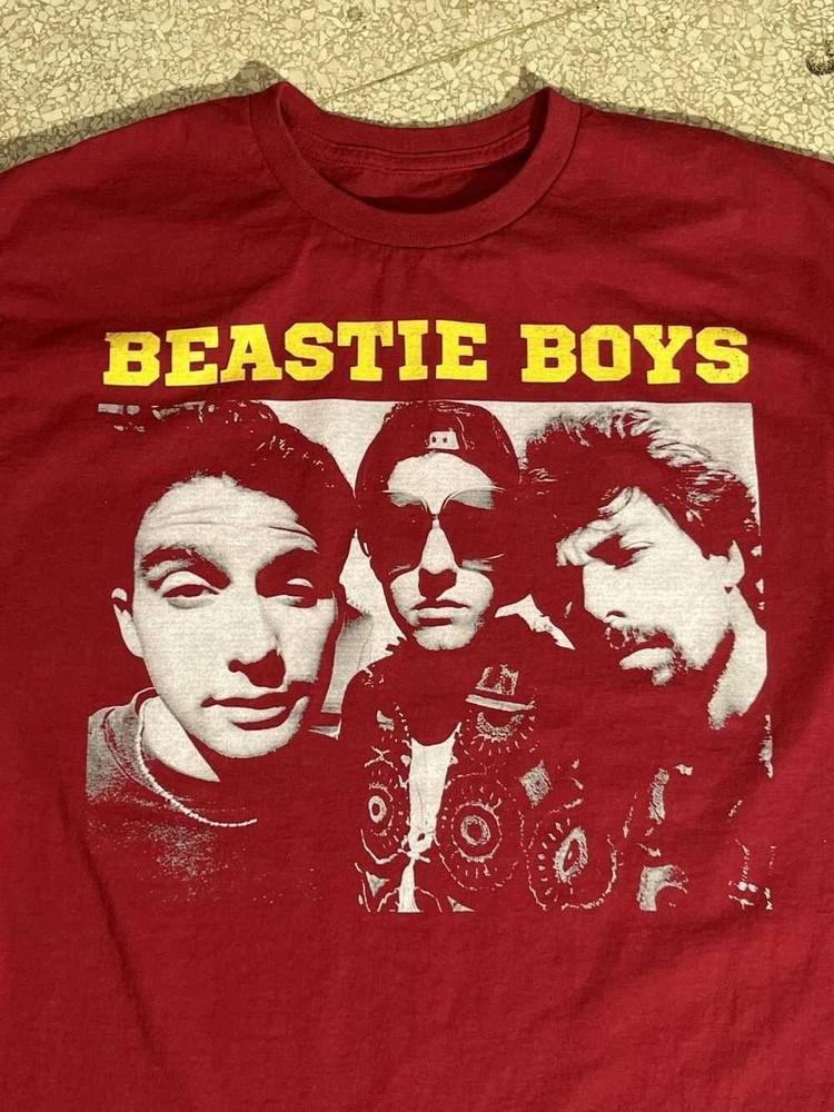 Дизайнерская унисекс красная футболка Beastie Boys D829 XL