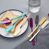 Stainless Steel Butter Knife with Long Handle Multi-Purpose Spreader for Cheese Jam Cream Essential Kitchen Tool for Breakfast