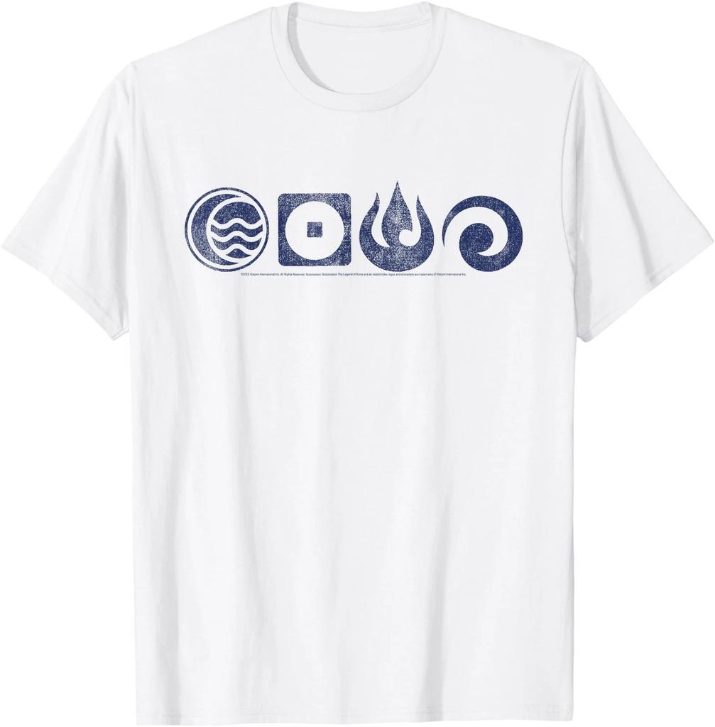 Avatar Legend of Korra Element Icons Anime T-Shirt